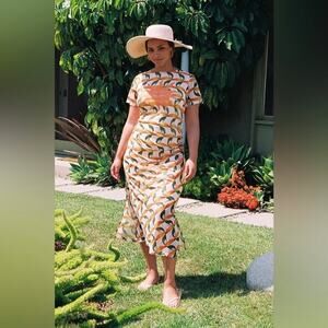 FARM Rio Multicolor Midi Dress